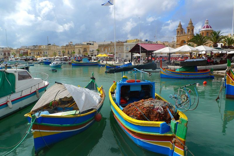 Malta Fischerboote